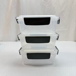 3‑Pack BPA‑Free Airtight Food Containers – 750ml